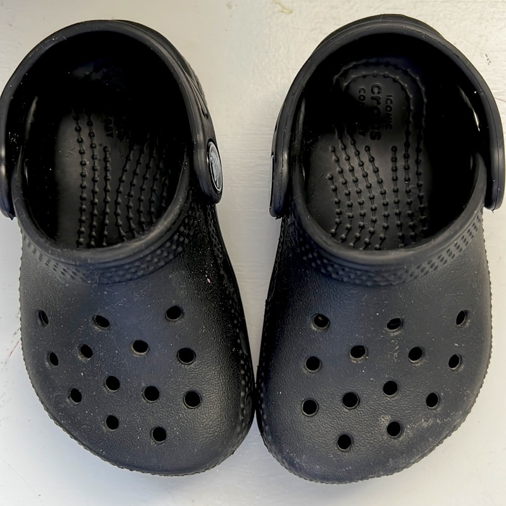 Baby black Crocs